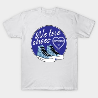 We Love Shoes Blue T-Shirt